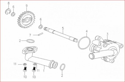 Assemblage pompe à eau Hytrack 320.JPG