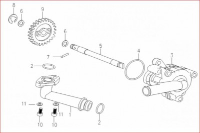Assemblage pompe à eau Hytrack 320.JPG